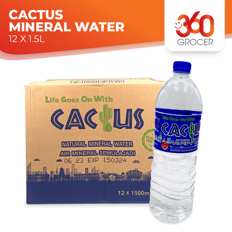 CACTUS MINERAL WATER - 12 X 1.5LIT | Lazada