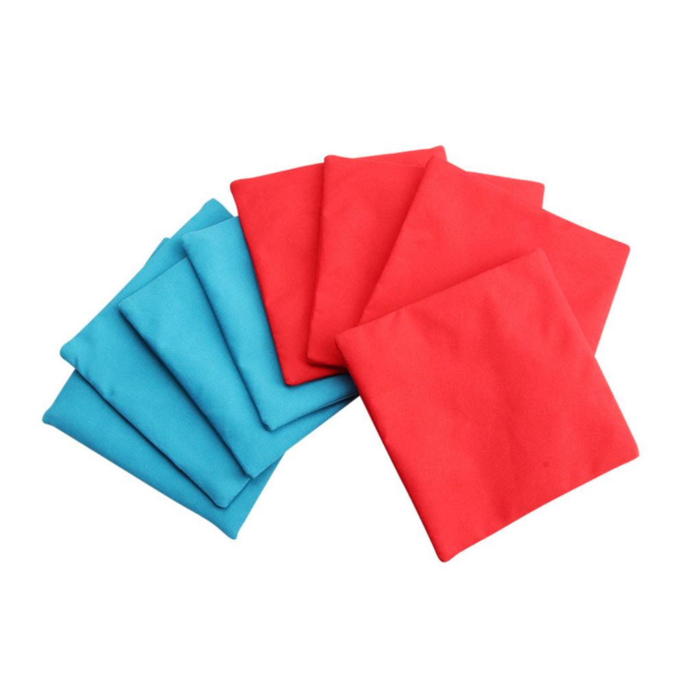 10X10cm Cornhole Bean Bags Set Corn Filled Cornhole Cloth Bags Training Equipment For Outdoors Corn Hole Throwing Game 8PCS