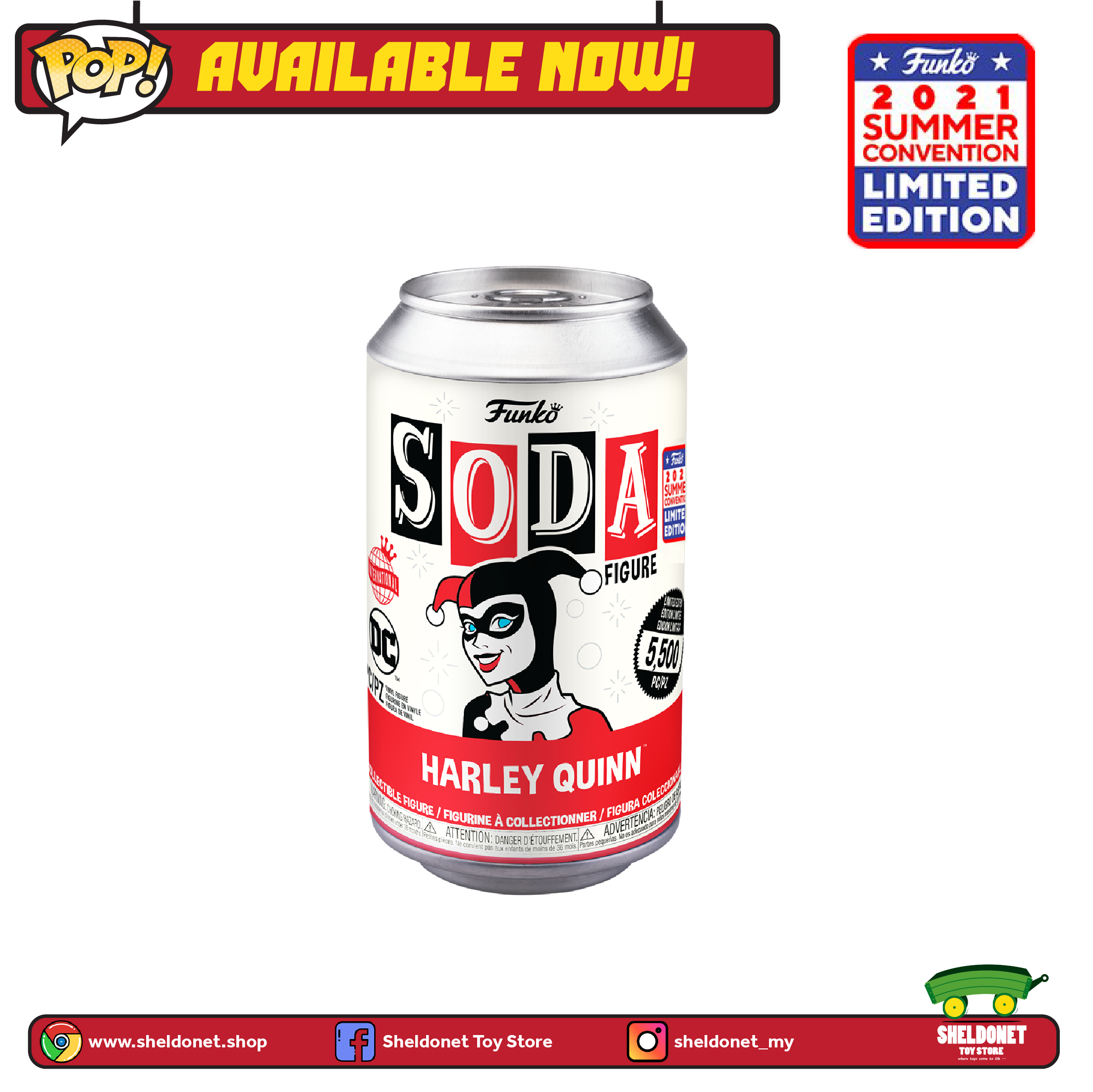 harley quinn funko soda 2021