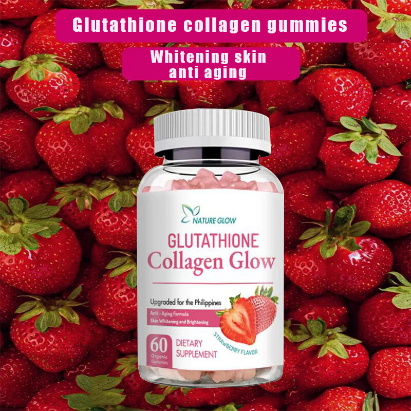 Local Stock】Glutathione Collagen Glow Gummies Collagen Capsule Vitamins  Anti-Aging Whitening Skin Glutathione Kolagen Glow Gummies Kolagen Kapsul  Vitamin Anti-penuaan Kulit Pemutihan - Lazada