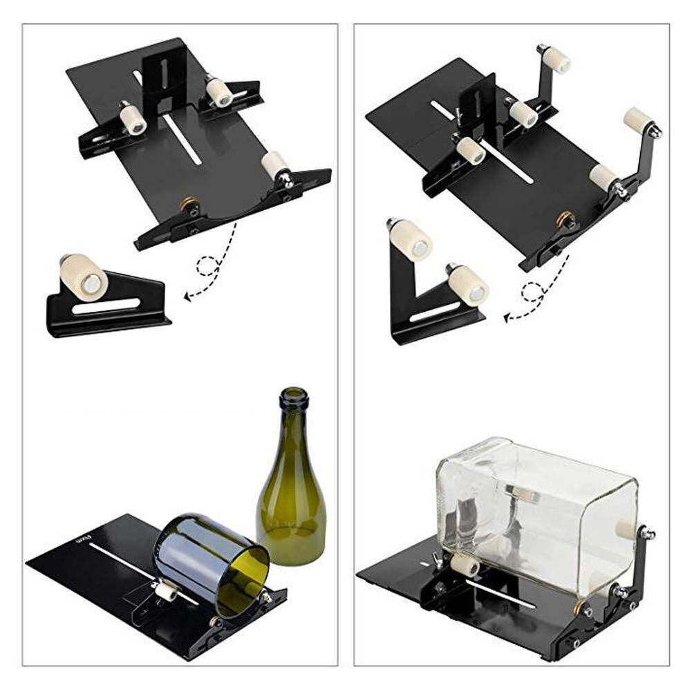 Glass Bottle Cutter Bottle Cutting Cutting Tool Kit Square & Round Bottle Cutting Glass Bottle Cutter Machine