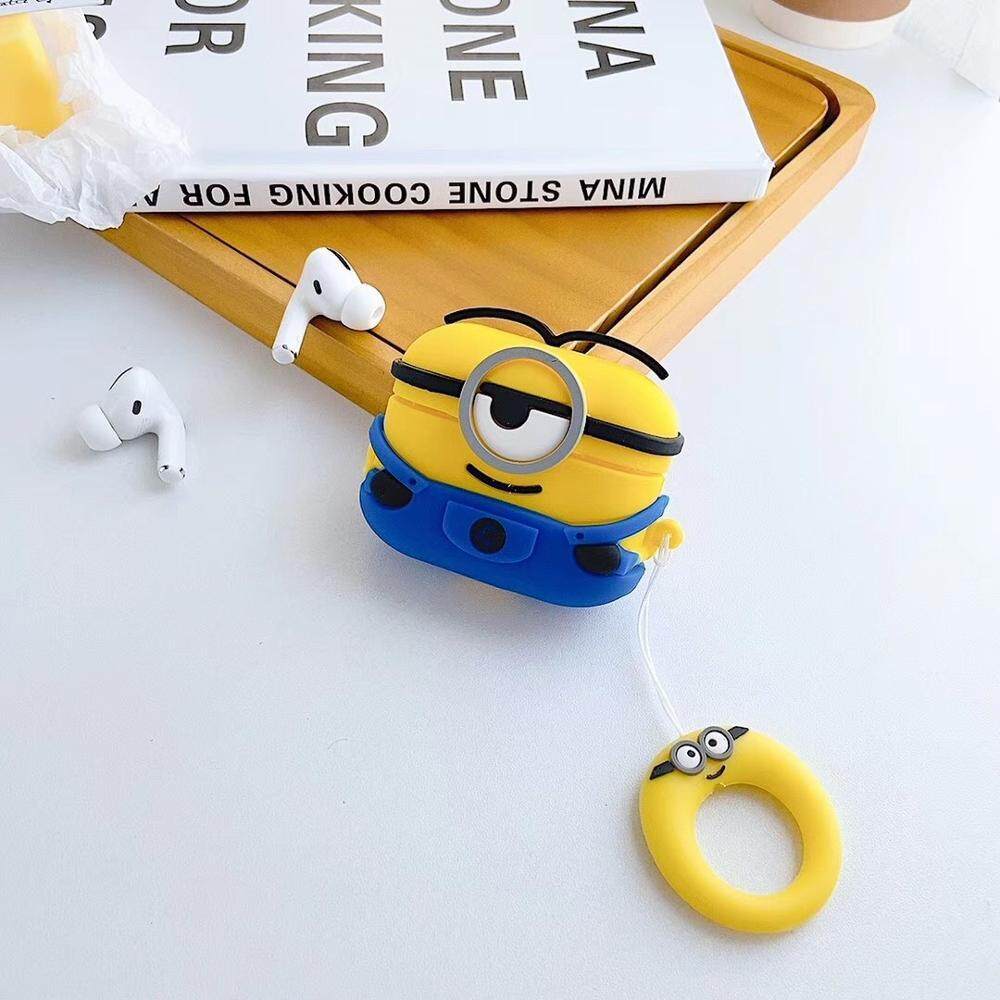 Cute 3D Big Eyes Wireless Bluetooth Earphone Case for Apple AirPods Pro 3 (2025) Soft Silicone Shockproof Cover for AirPods 4 3 AirPods Pro 2 1 Charging Box Accessories