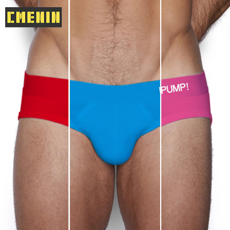 (1 Cái) PUMP Nhanh Khô Sữa Sợi Quần Lót Nam Jockstrap Quần Đùi Thương Hiệu Nam Bikini Quần Lót Quần Lót Nam Chữ Nam Innerwear PU005