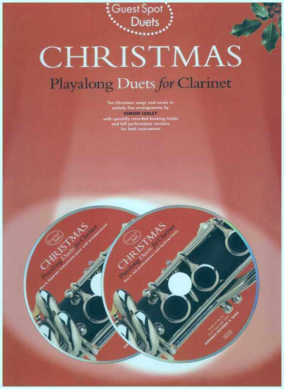 Christmas Playalong Duets For Clarinet / Clarinet Book / Duet Clarinet / Christmas Song Book Malaysia