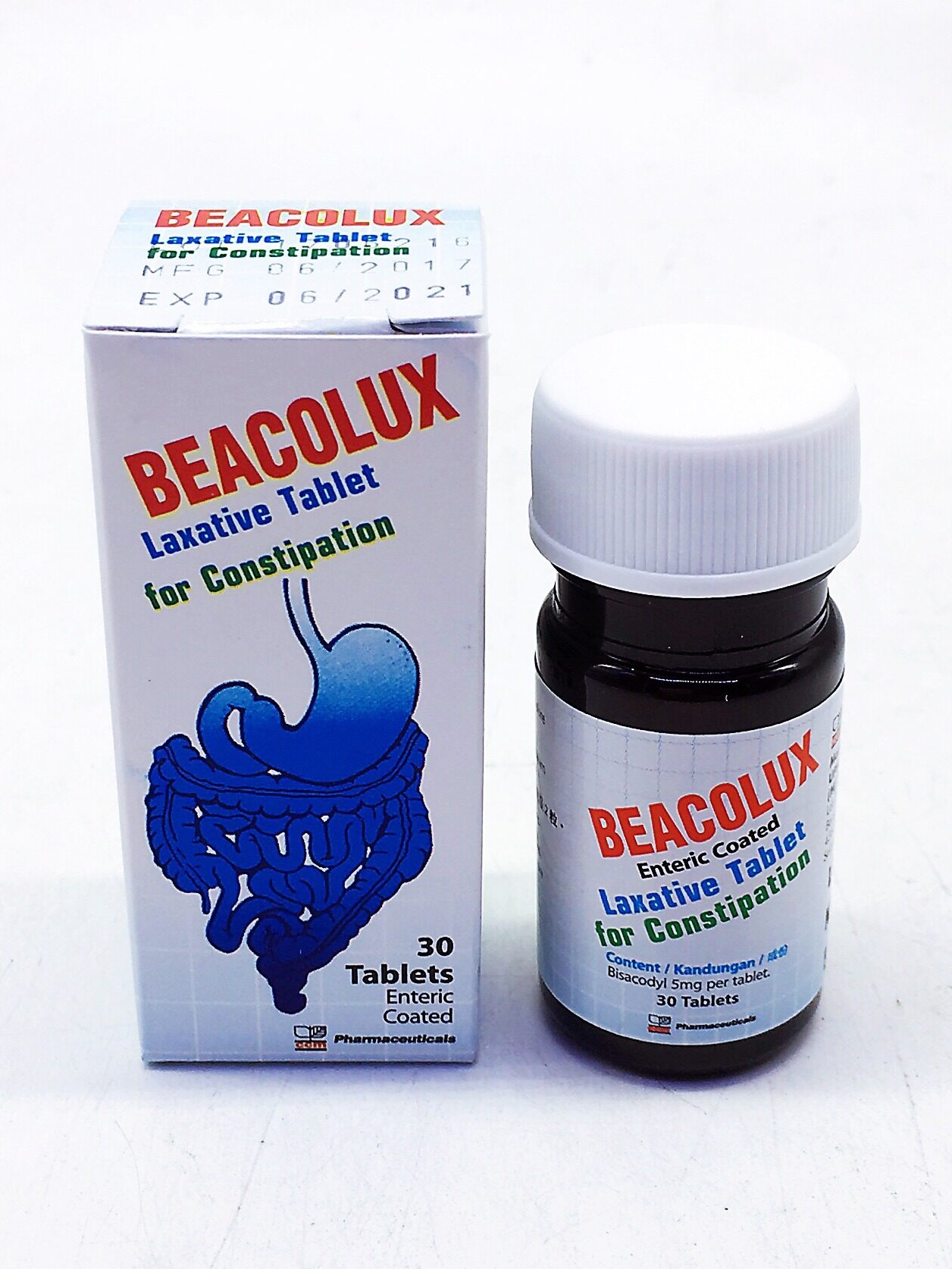 BEACOLUX LAXATIVE TABLET for constipation 润肠通便丸 30 tablets Lazada