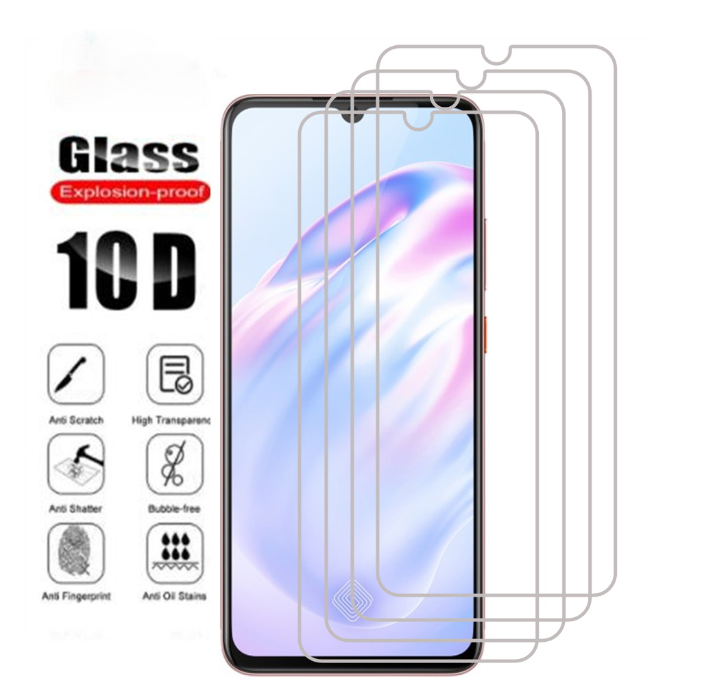 1~8 PCS Full Cover Glass For Vivo X20 Screen Protector Tempered Glass Protective Film