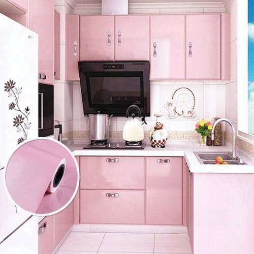【2022 Hot Item】 Plain Color Glossy & Matte Waterproof PVC Self Adhesive Wallpaper Sticker Wall sticker Vinyl Film Removable Wallpaper Sticker For Kitchen Deco Shelf Liner Contact Paper for Cabinets Wall Stickers(Sticker Material Peel and Stick)