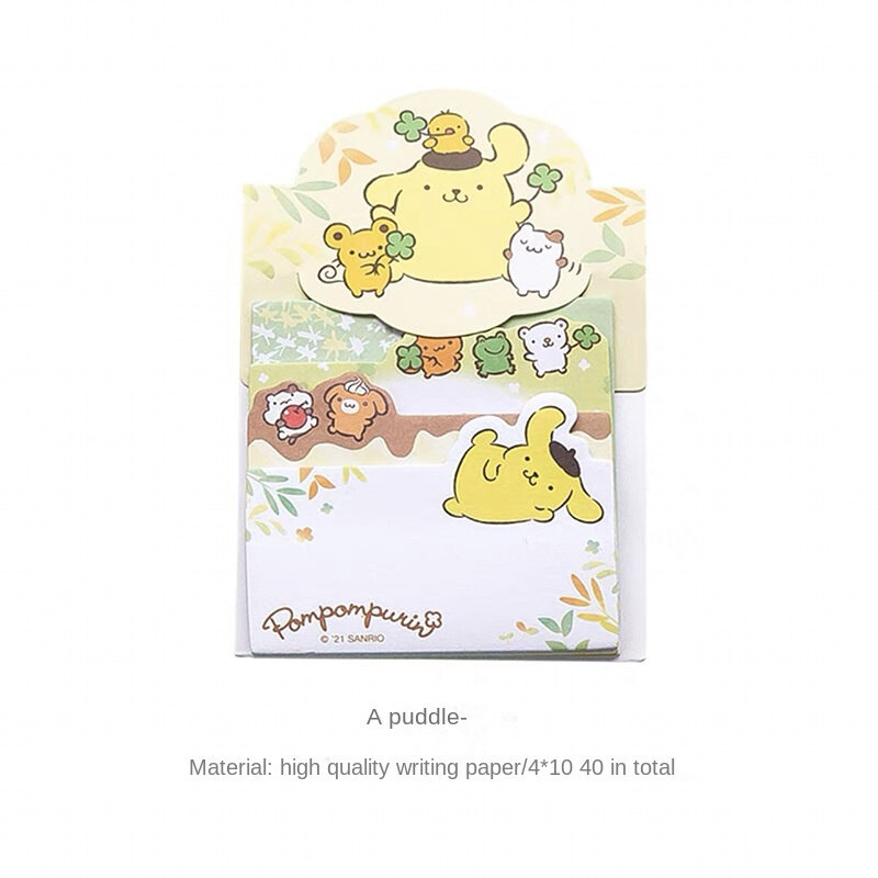 [Colorfulhome]Ready Stock 40 Sheets Sanrio Post-it Notes Sanrio Sticky Note Cute Sticky Notes Paper Paper Creative Tear Off Memo Message Reminder Note Pad Stationery Gifts