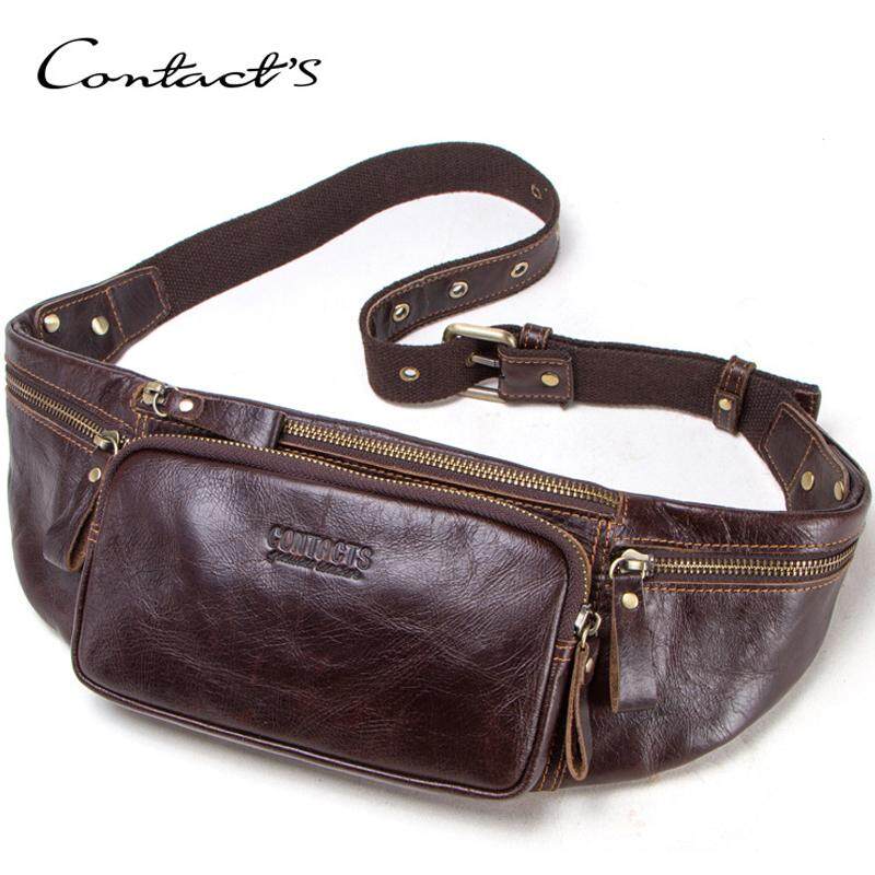 genuine leather fanny pack