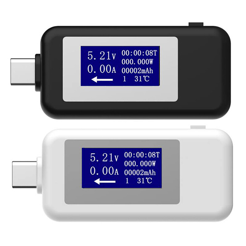 1PCS C-type USB tester DC digital voltmeter ammeter tester Charging bank charging indicator