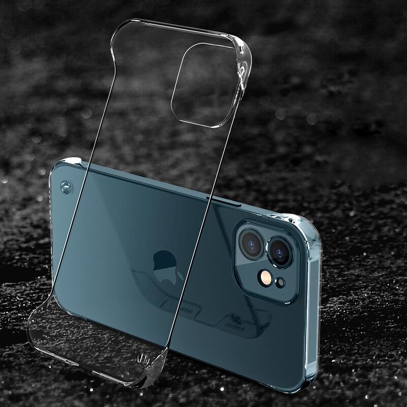 Luxury Frameless Transparent Case For iPhone 13 12 11 Pro Max Mini XS X XR 7 8 Plus SE 2020 Ultra Thin Clear Hard Phone Cover