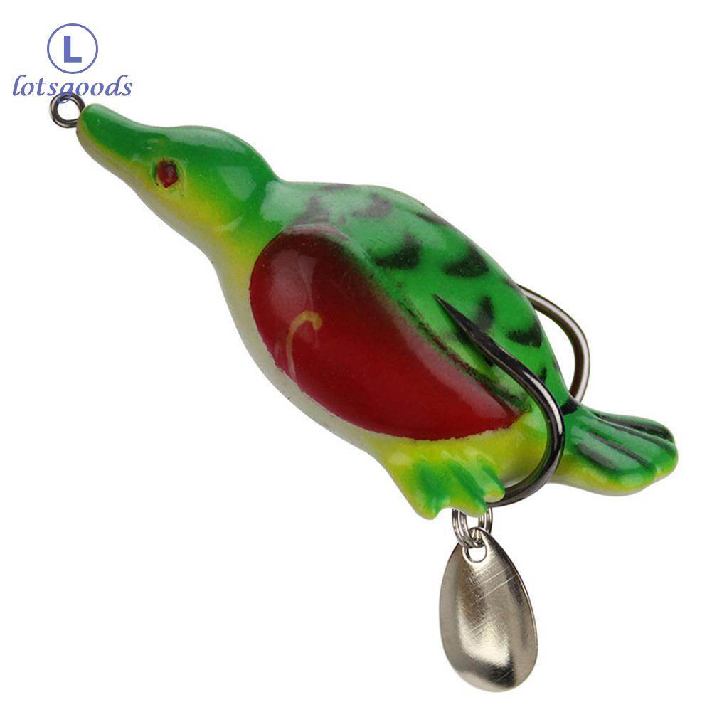 Hot Sale Simulation Duck Fishing Bait Silicone Rubber Not Easy to Fall Off 7cm 11g Lifelike Wobblers Double Hooks False Bait