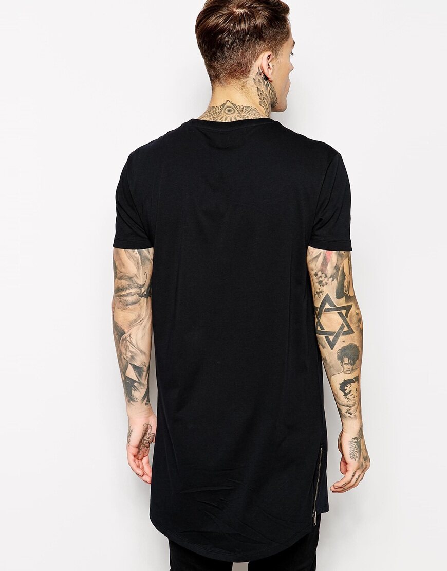 long black t shirt