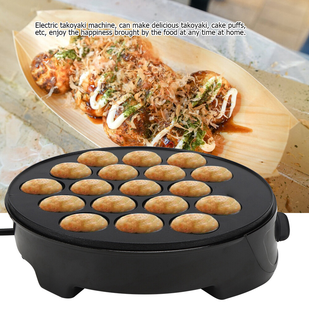 Máy nướng bánh takoyaki chảo đen cho nhà bếp 220‑240v