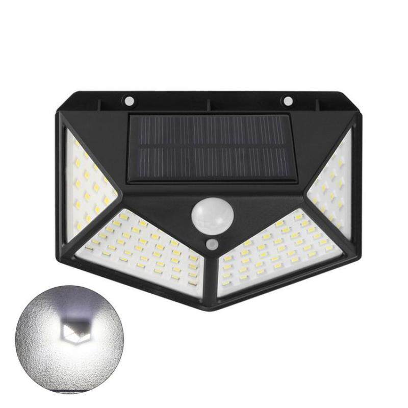 Đèn Tường Năng Lượng Mặt Trời KL 100LED 600LM Đèn Cảm Ứng Năng Lượng Mặt Trời Sáng Không Thấm Nước Với 3 Chế Độ Cảm Biến Cho Sân Vườn Ngoài Trời
