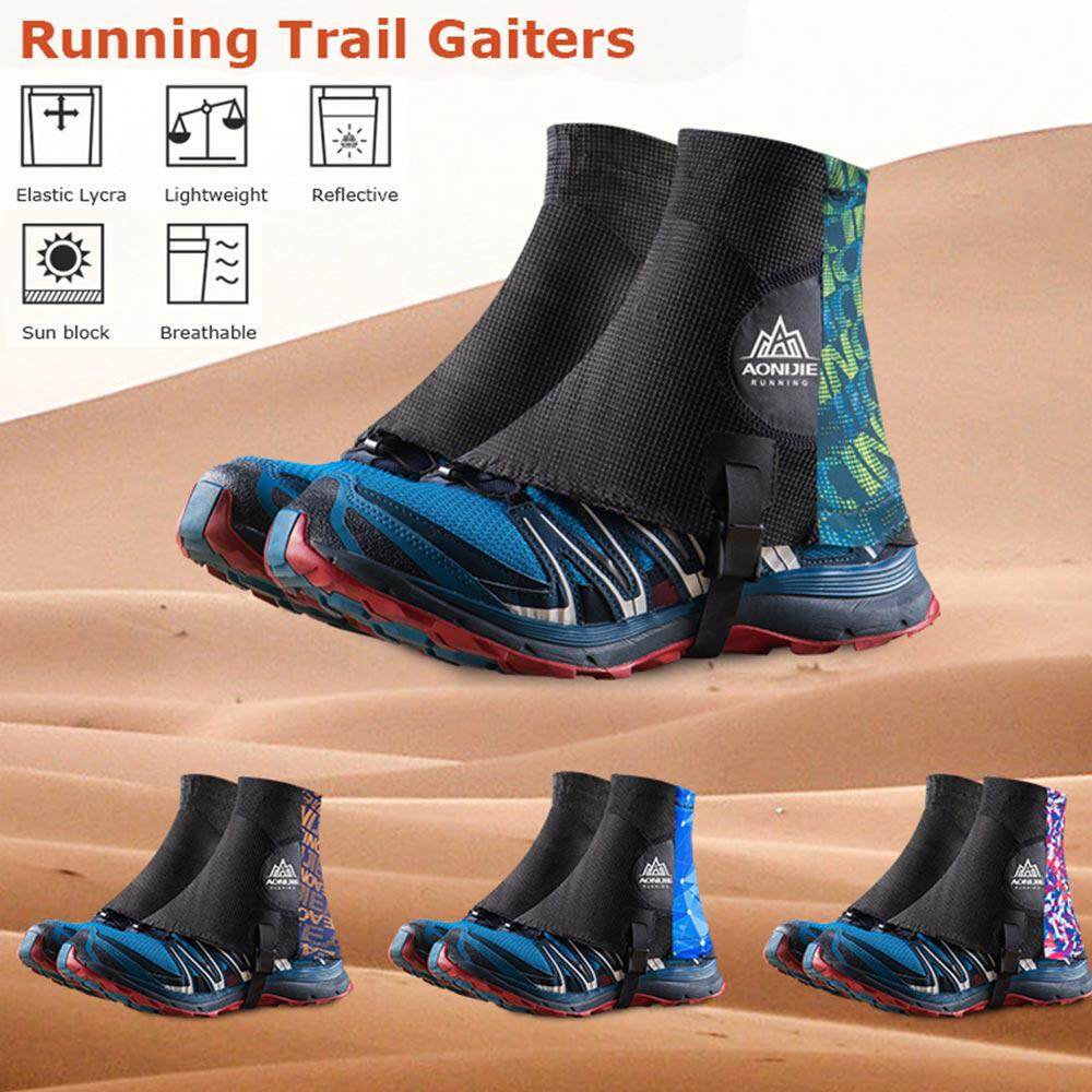 Outdoor Cycling Running Ankle Gaiters Protector Anti-slip Shoe Cover Waterproof