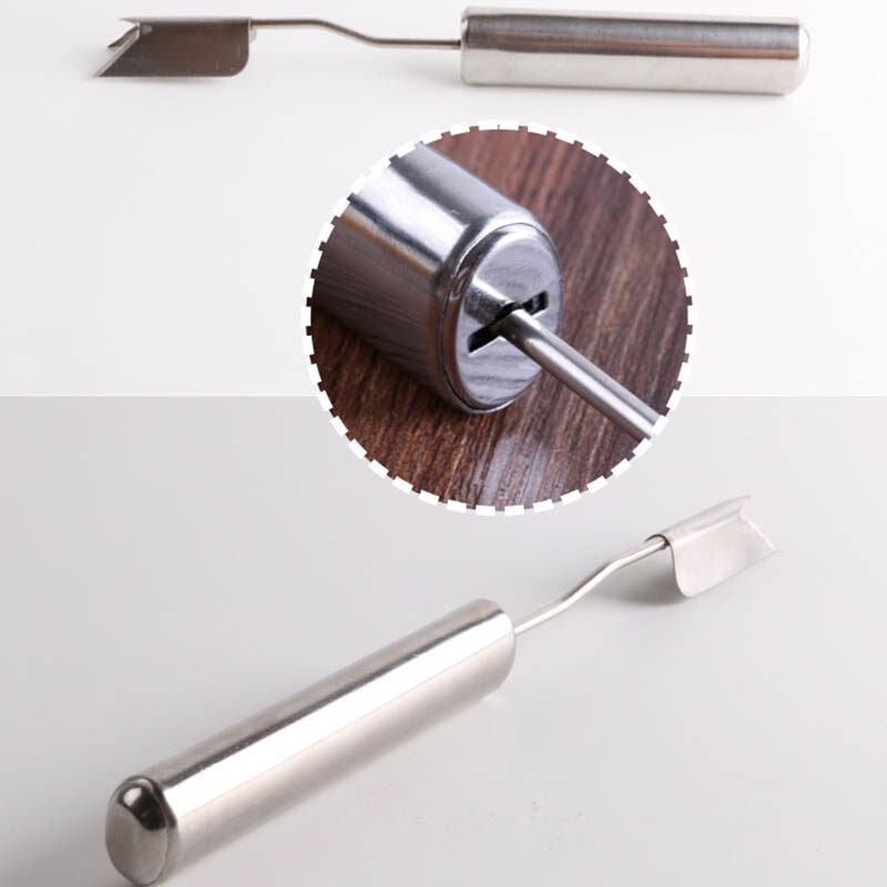 WU FANG Dứa Peeler Trái Cây Công Cụ, Dứa Slicer Dứa Hạt Giống Remover Nhà Bếp Di Động Tiện Ích, 1Pcs Chuyên Nghiệp Thép Không Gỉ