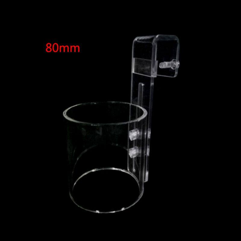 Vòng cho cá ăn cầm tay máy cho cá ăn bể cá, dụng cụ cho ăn đồ ăn bằng acrylic trong suốt chống tán xạ