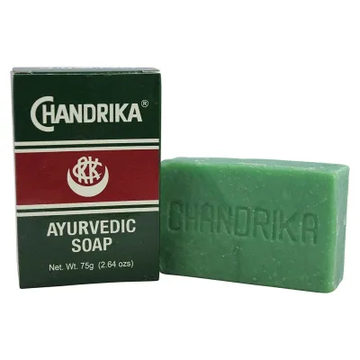 [10PCS] Chandrika Ayurvedic Soap / Sabun Mandi Ayurvedic - 75g x 10ps