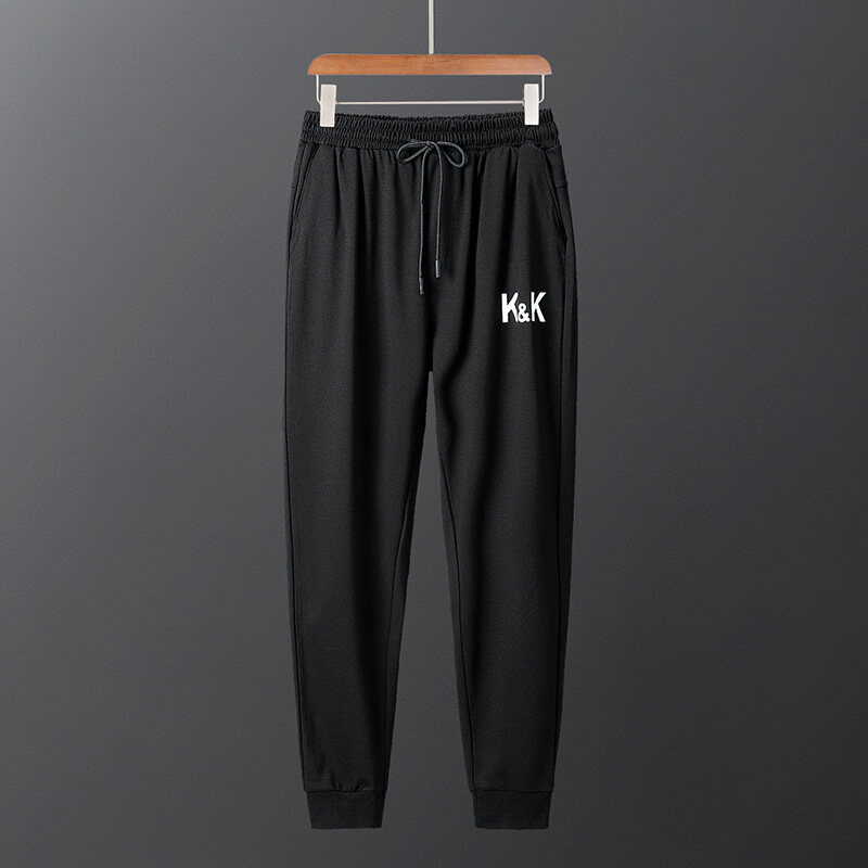 【4XL-10XL】170KG Can Wear 70%Cotton Big Plus Size Fat Oversize Mens Print Long Pants Loose Casual Sports Spring Autumn