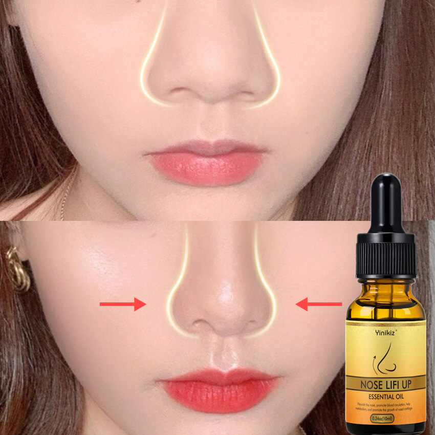 10ml Nose Up Heighten Rhinoplasty Oil Collagen Firming Moisturizing Nasal Bone Remodeling Pure Natural Nose Care Thin Smaller Nose