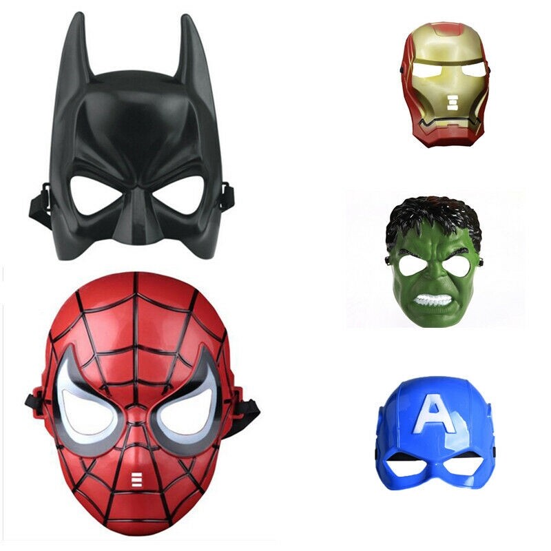 Superhero Mask Funny Super man Spider Batman Cosplay Mask Children Party  Decor For Kids Gifts | Lazada Singapore