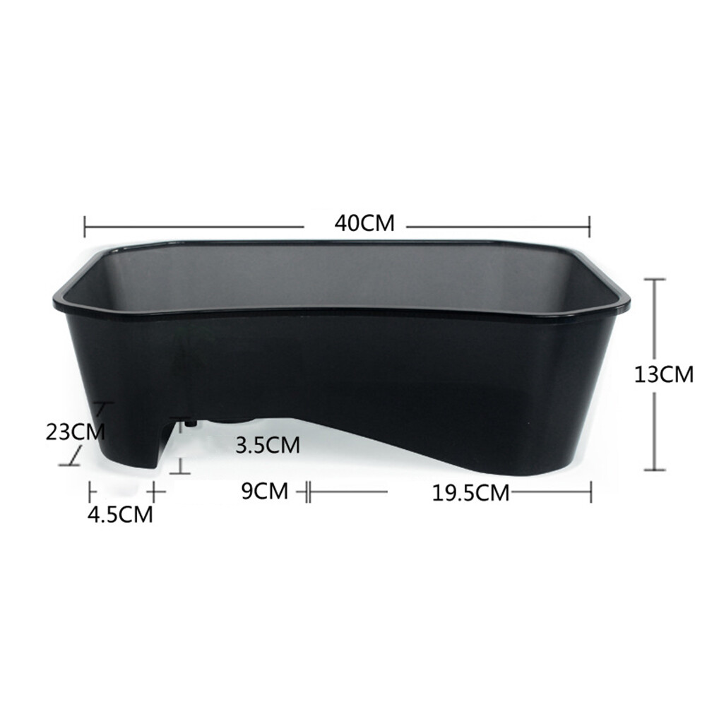 Mini Premium Turtle Tank With Basking Ramp Platform Multi-area Design Tortoise Habitat Aquarium Tools
