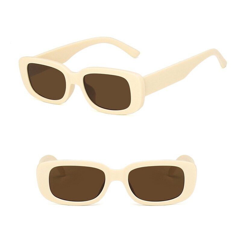Vintage Style Rectangular Frame UV400 Sunglasses for Kids