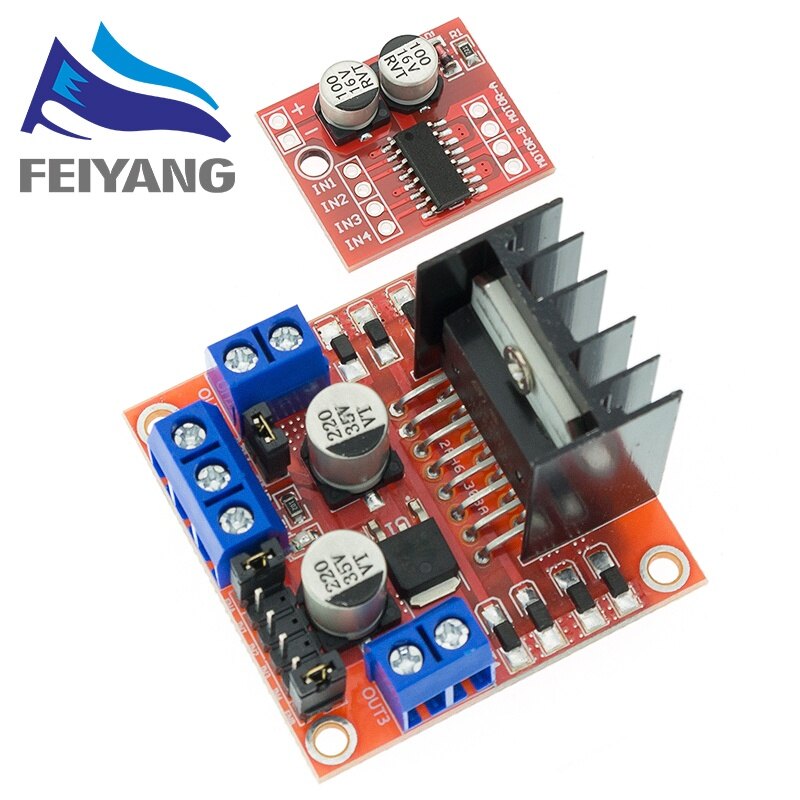 L298N 2A DC Motor Stepper Motor Driver Speed Controller Module Dual H Bridge for Arduino Smart Robot 2WD Robotics RC Car