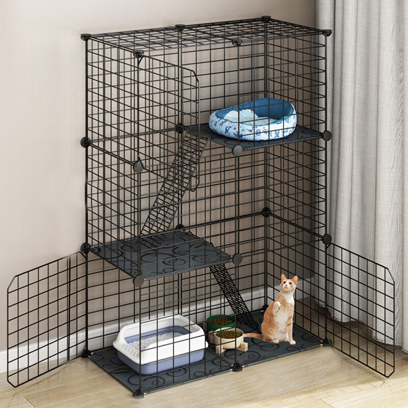 Free Door Clip Hajetso 6 Cubes Steel Wire Cat Cage Cat Rest Play House