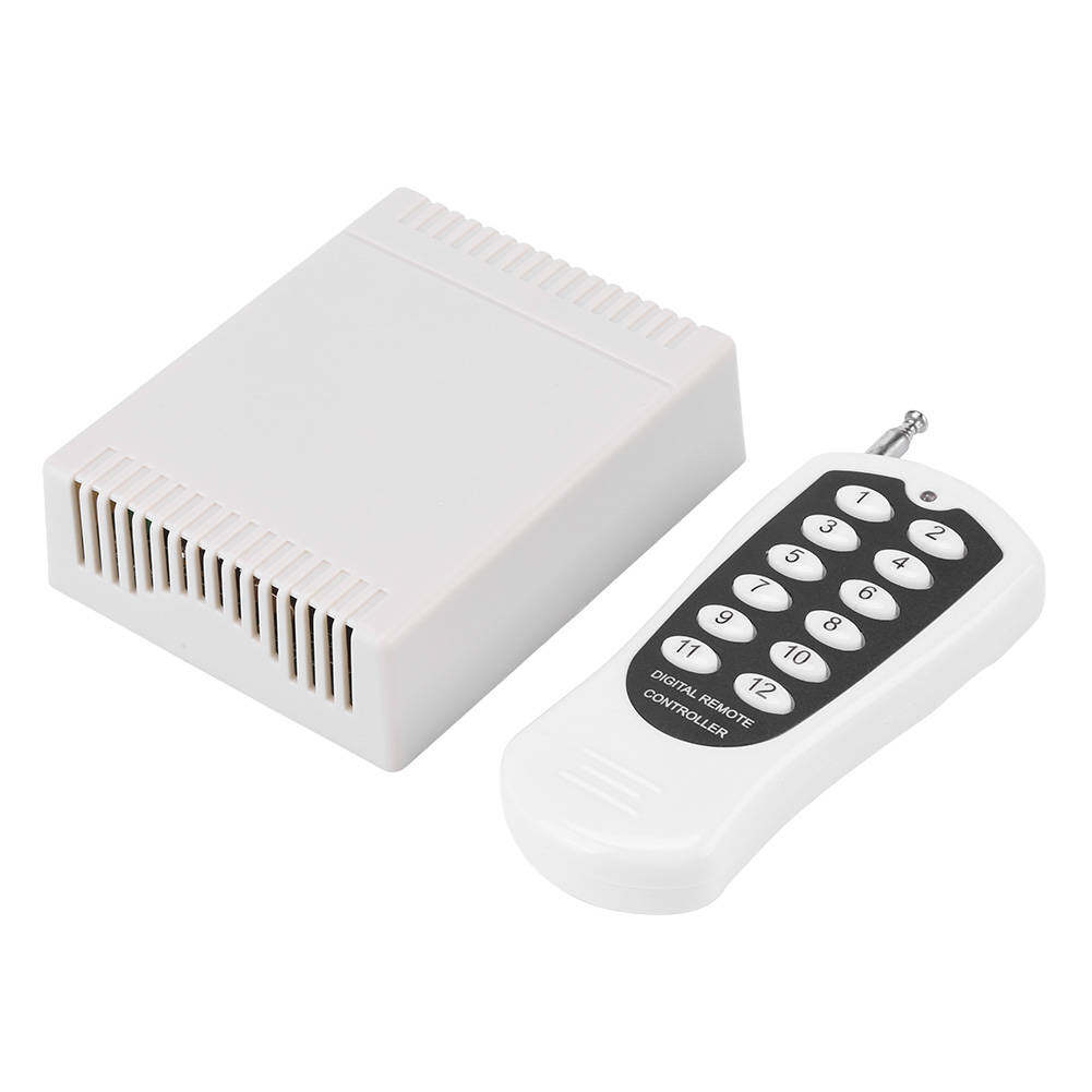 DC 12V 12Channel Relay RF Switch Remote Control Transmitter+Receiver 315MHz Hot