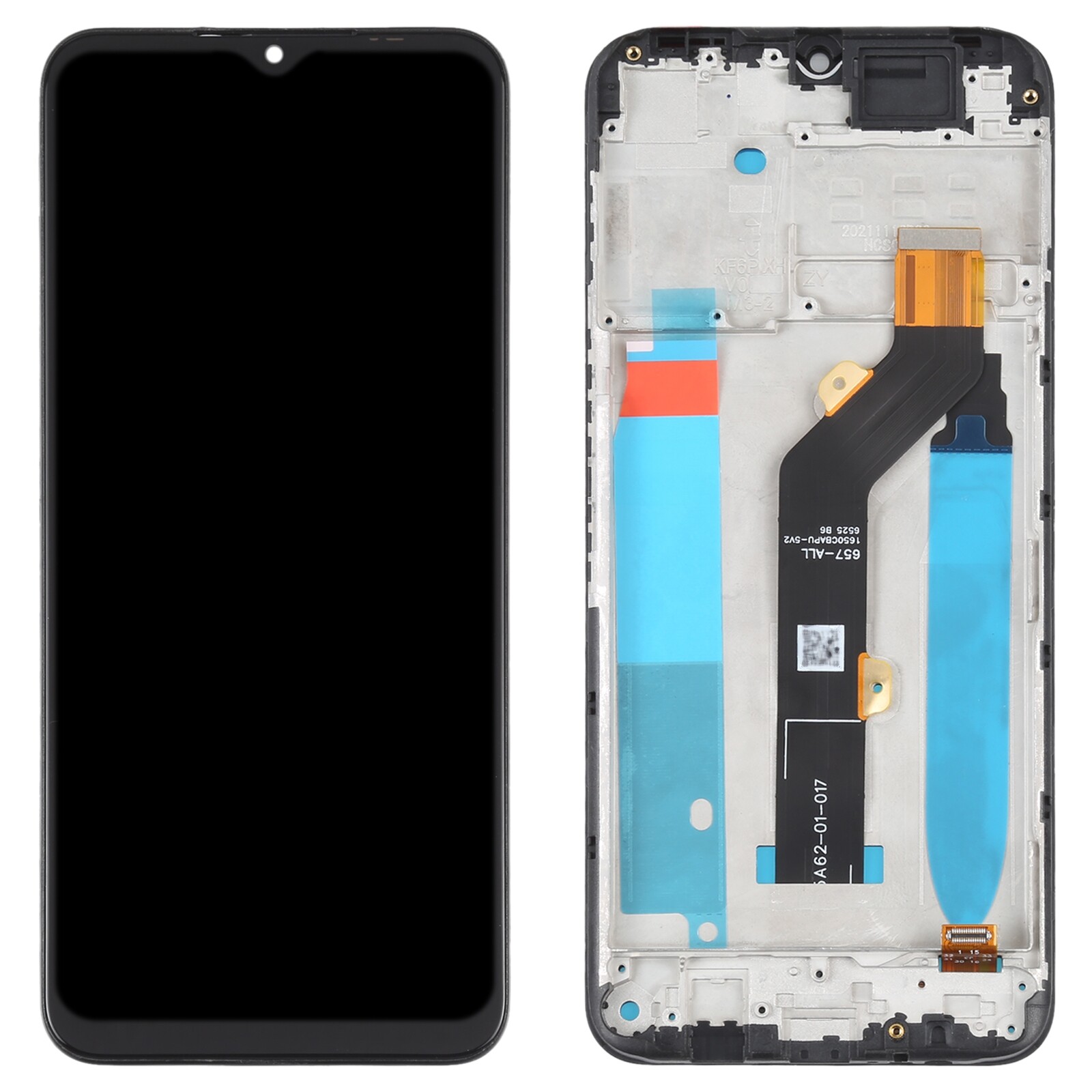 Màn hình LCD OEM cho TECNO Spark 7t Digitizer đầy đủ lắp ráp với khung
