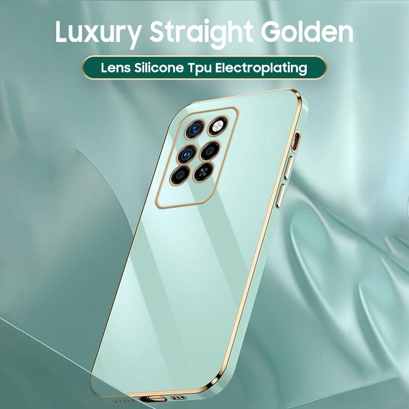 For infinix Note 10 Pro Case Shockproof Soft Silicone Electroplating Back Cover Case infinix Note10 Pro Phone Casing