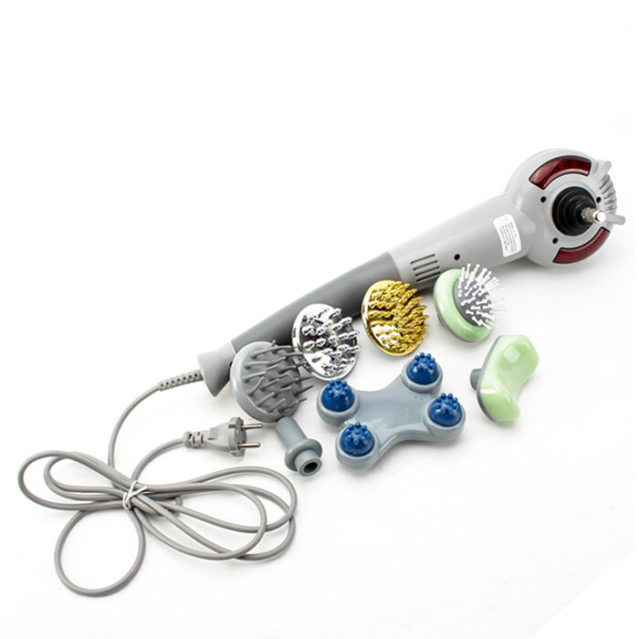 [HCM]Máy mát-xa cầm tay 7 đầu Magic King Massage (Xám)-Máy mát xa cầm tay 7 đầu Hàn Quốc-7 chức năng