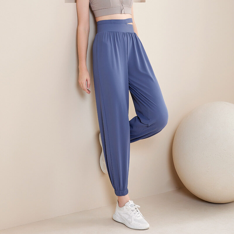 SUPERFLOWER Fiess-Hose für Damen, locker, weites Bein, hohe Taille, zum Laufen, schnell trocknend, Training, lässige Leggings, Sporthose_voghion.com