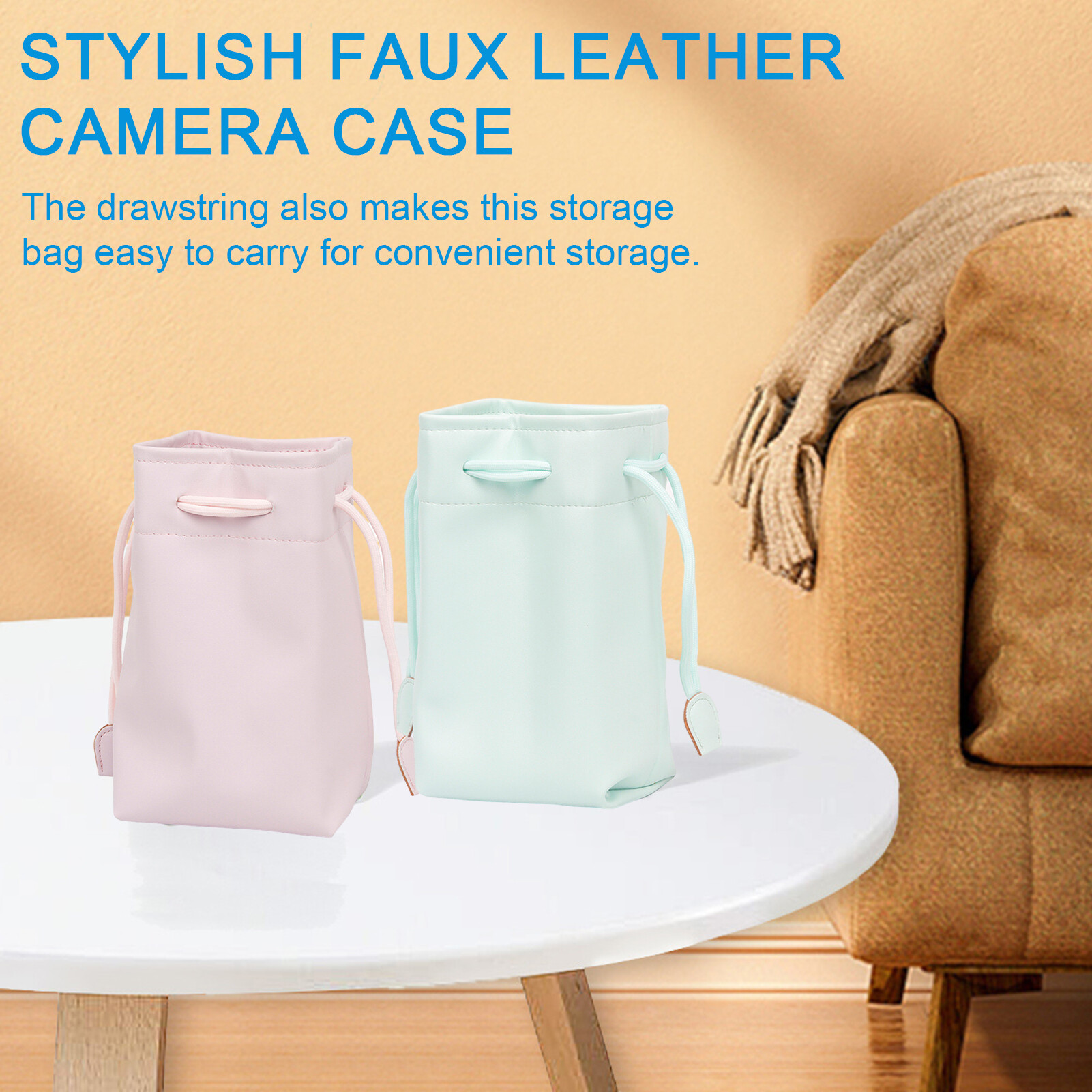 Drawstring Camera Bag Camera Storage Bag Waterproof Camera Case with Easy Drawstring Closure Ideal for Photographers Portable Secure Storage Bag