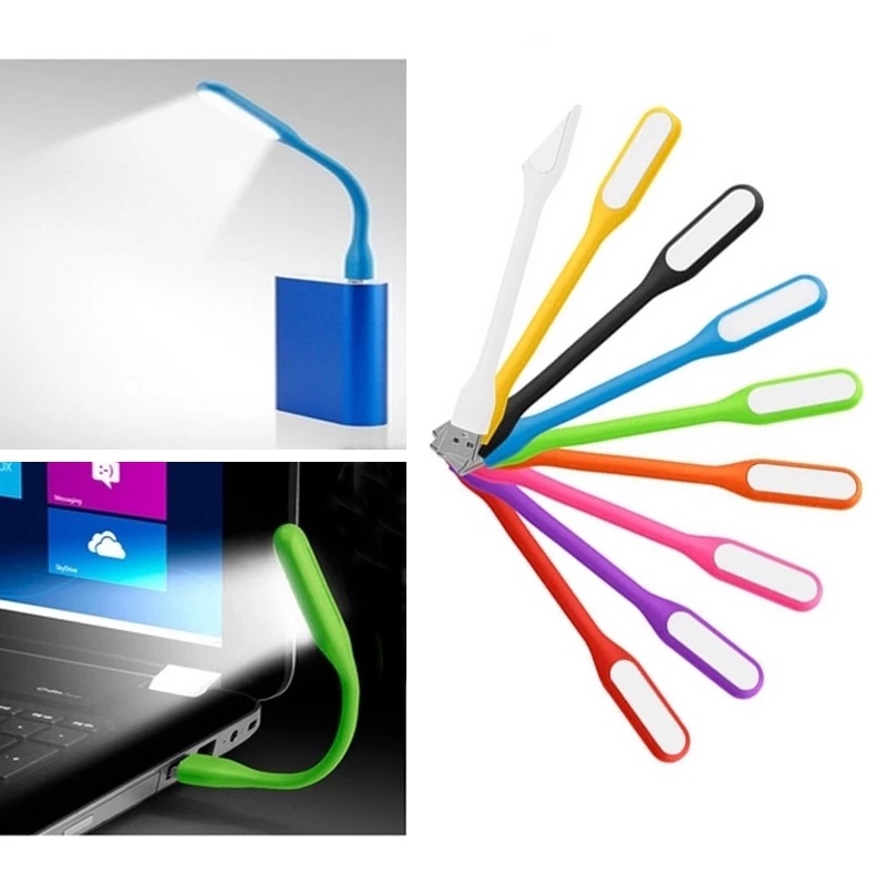 Mini 5V 1.2W Bendable USB LED Lamp Book Light for Power Bank & Notebook & Computer & Laptop Night Lights