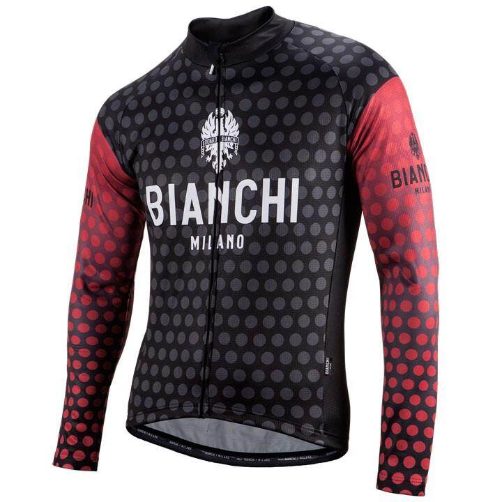 Long Sleeve Cycling Jersey Top Shirt Bianchi Petreso