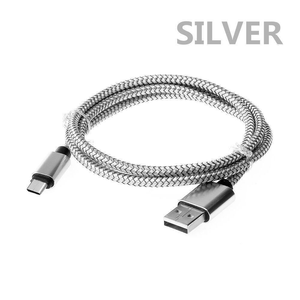 Cáp usb type c cáp dây denim đồng 2 mét dây dữ liệu điện thoại di động sạc nhanh 2a dây cáp 6 màu cho điện thoại android