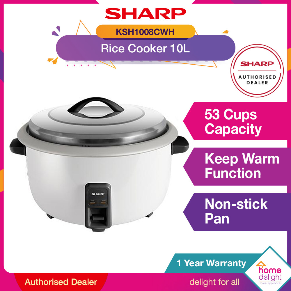Sharp Rice Cooker 4.5L 6.6L 8.5L 10L [ KSH458CWH / KSH668CWH