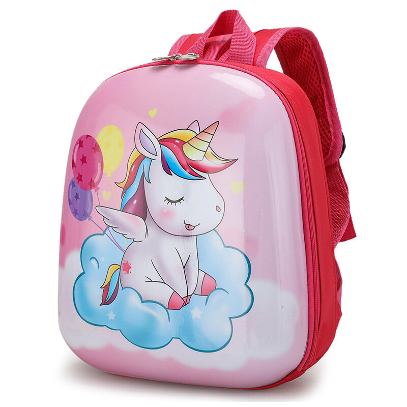 YA ZHOU LONG// Preschool School Bag, Kindergarten Backpack, 2-6 Years Old, Elementary and Secondary Class, Cartoon Princess, Ultraman Eggshell Backpack
