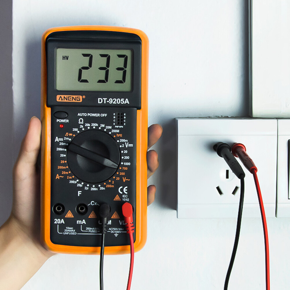 【ANENG】ANENG DT-9205A Vôn Kế Kỹ Thuật Số Đồng Hồ Đo Điện Áp Máy Đo Điện Trở