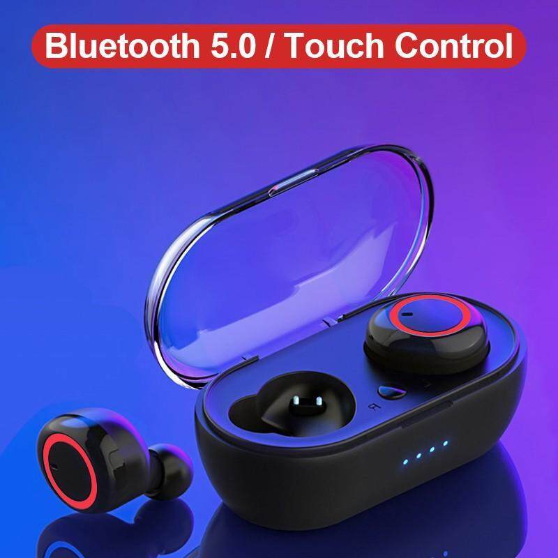 Eshop M2 TWS Touch Control Headset Bluetooth V5.0 + EDR Wireless Earbuds Noise Reduction Earphone Stereo HiFi Sound Music Headphone Handsfree Earphones with Mic with Charging Box Singapore