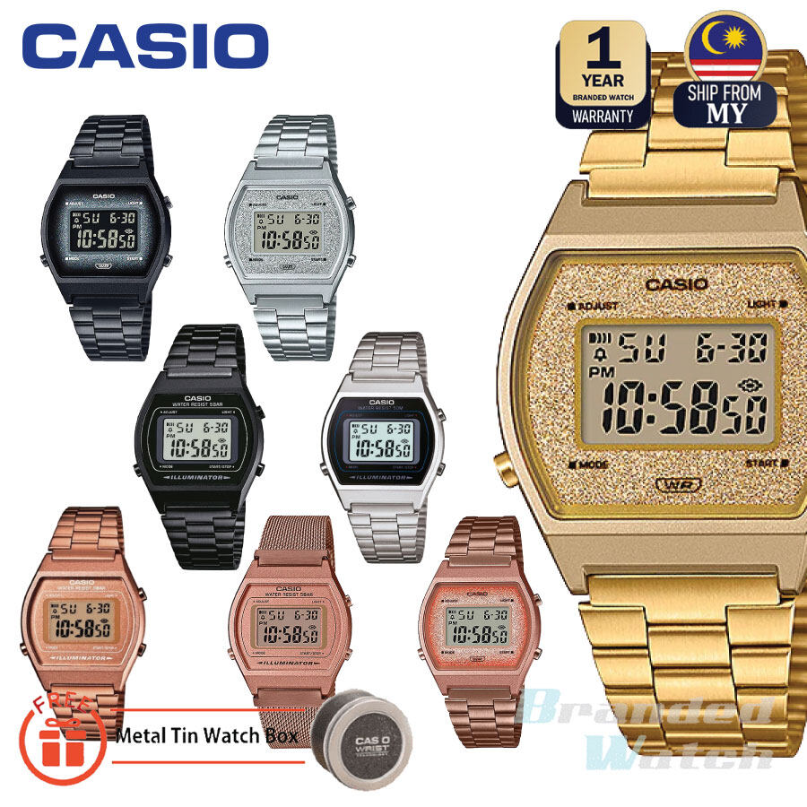 Casio b640w rose gold hotsell