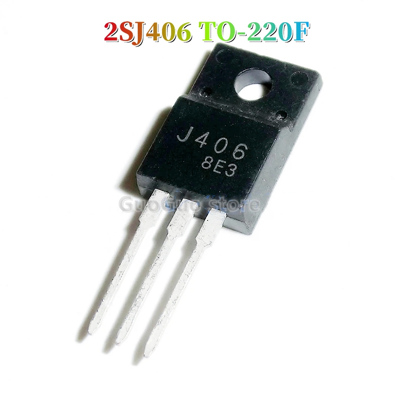 5pcs 2sj406 to-220f j406 to220f 12a/200v p-channel mosfet transistor