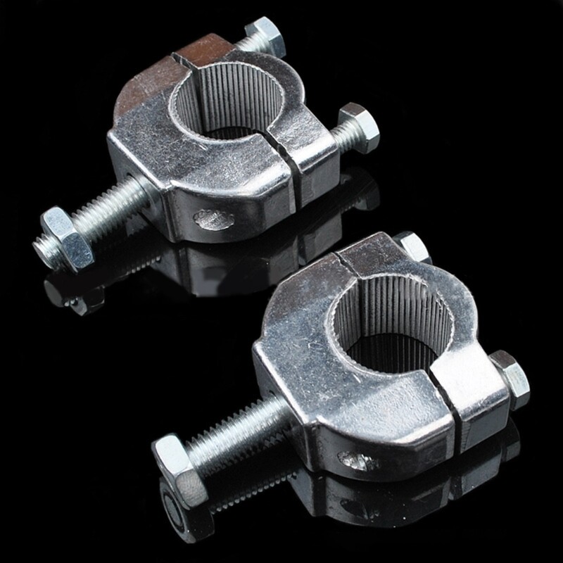 [Cửa hàng phụ tùng ô tô] Kẹp tay cầm gắn thanh đứng tay nắm mô tô 22mm 7/8 "thông dụng
