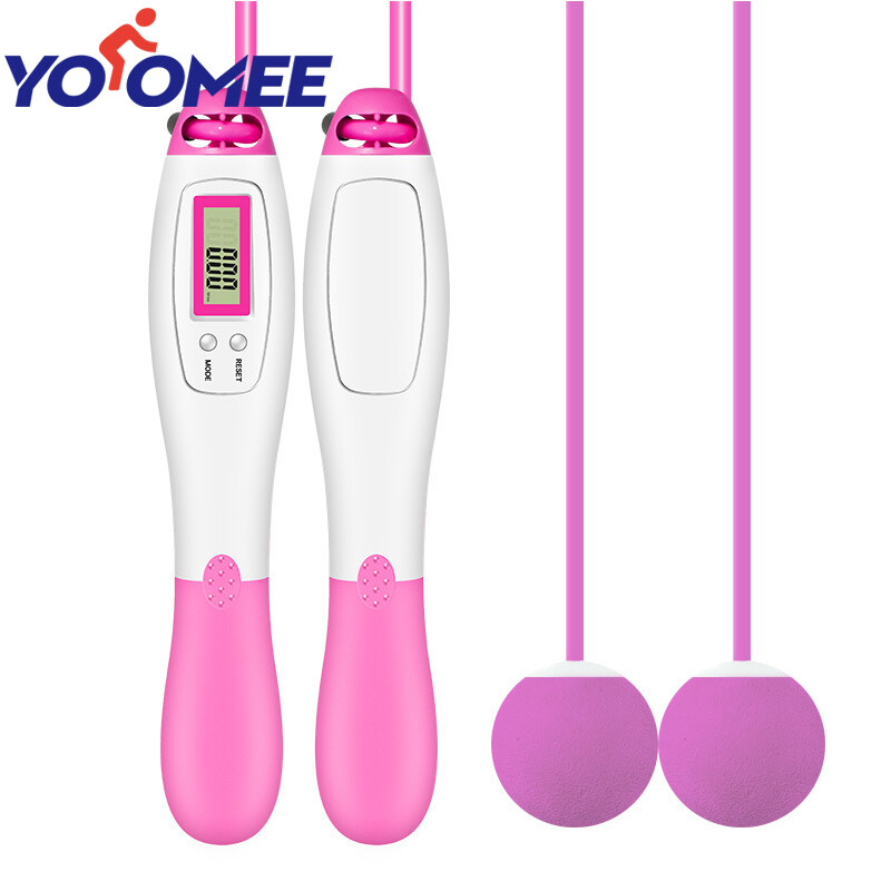 Yoomee Counting Skipping Rope Child Adult Speed Jump Rope Workout Training Gear Adjustable Ropeless Rope Home Gym Fitness Equipment