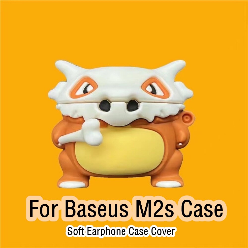 READY STOCK!  For Baseus M2s Case Creative cartoon patterns for Baseus M2s Casing Soft Earphone Case Cover