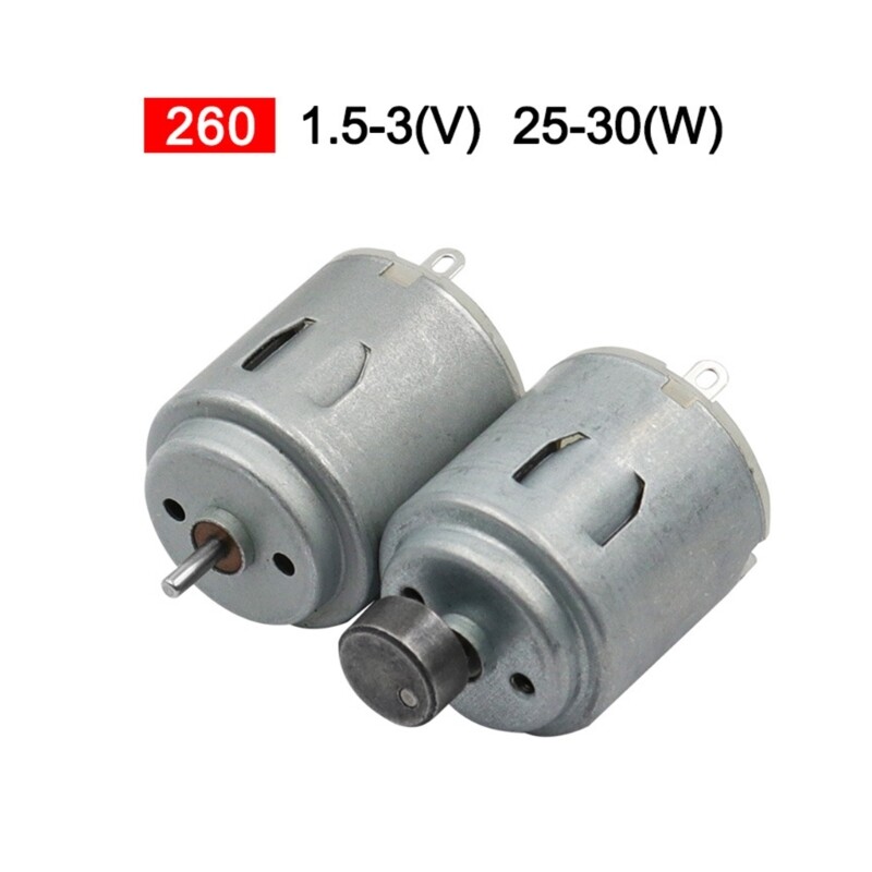 260 Micro Motor 1.5-3V 25-30W Motor for DIY Educational Physics Experiment Electric Remote Control Car Electric Motor