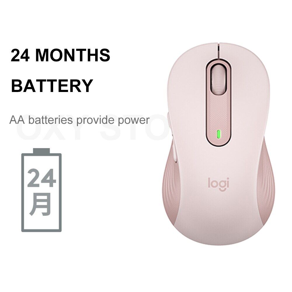 Wireless Mouse Logitech Bluetooth Dual Mode Mute Comfortable Wireless Mouse M650/L Notebook Tablet Computer Accessories